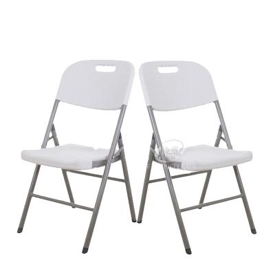 China Promotion Traditional Cheap White Outdoor Garden Plastic Folding Chair for sale