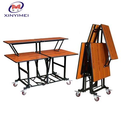 China Hotel restaurant buffet foldable hot sale high quality dining table with low price for sale