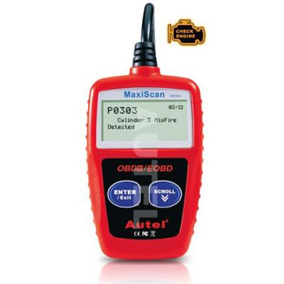 China Maxiscan Ms309 Diagnostic Scanner Code Reader / CAN OBDII CODE READER Manual for sale