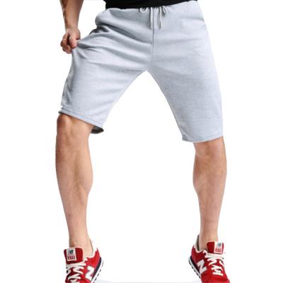 China Wholesale Customized Logo QUICK DRY 100% Cotton Drawstring Terry Pants Mens Shorts with Pockets for sale