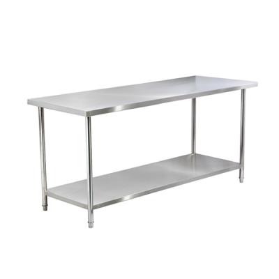 China Stainless steel 304 stainless steel work table for restaurant kitchen commercial use for sale