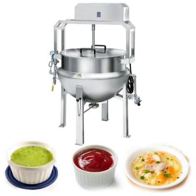 China XYJBG-200S hosteleria automatico Para salsa/hacer commercial supply olla industrial Maquina a steam con camisa scam agitador Para restaurante for sale