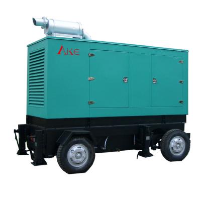 China Cummins Trailer Genset geluidsdichte mobiele generator met luifel Te koop