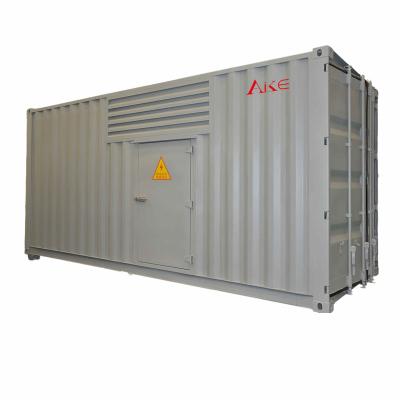 China Watergekoelde, superstille dieselgenerator Canopy type 800kW geluidsdicht Te koop