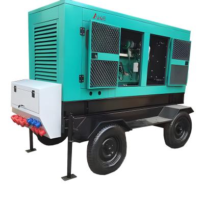 China 400 kw Cummins diesel generator, trailer diesel generator met luifel Te koop