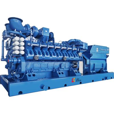 China Yuchai 2MW aardgasgenerator 10.5KV 50Hz gaselektrische generator Te koop