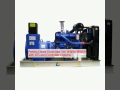 Perkins Diesel Generator Set 144kW/180kVA with ATS and Controller Options