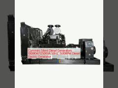 Cummins Silent Diesel Generators 1000KW/1250KVA 50HZ 1500RPM Diesel Electric Generator