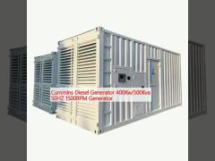 Cummins Diesel Generator 400Kw/500Kva 50HZ 1500RPM Generator