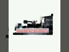 Cummins Diesel Generators 450kw 50Hz 1500RPM 400V Silent Diesel Generator Set