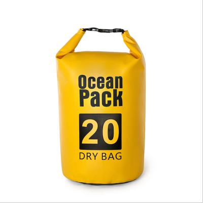 China Portable Outdoor Waist Bag Dropshipping 20L Waterproof/Dustproof/Washable/Foldable/Recycled Beach Dry Bag for sale