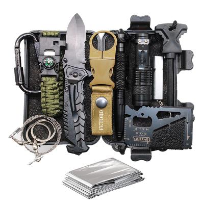 China Black Lightweight Portable Outdoor Climbing Waterproof / Stainless Steel Travel Multitools Kit Easy Carry / Lightweight Survival for sale