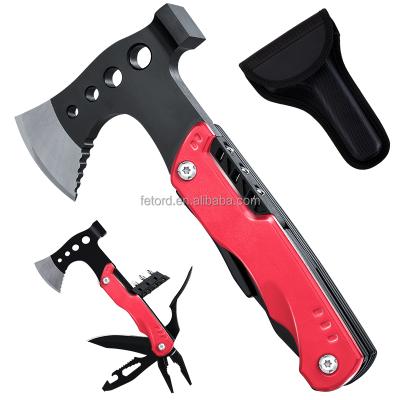 China Portable/Durable Outdoor Security Stainless Steel Mini Multifunction Multitool Hatchet for sale