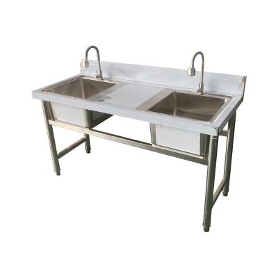 China Restaurant New Model Customized Stainless Steel Prep Sink Stainless Steel Kitchen Sink Industrial Stainless Steel Sink for sale