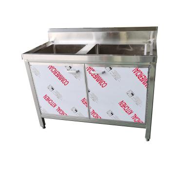 China Modern China Manufacture Wholesales Commercial Kitchen Stainless Steel Double Bowl Sink for sale