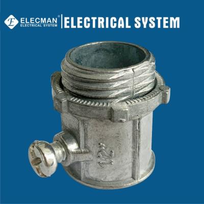 China Verzinken Sie Klemmschraube EMT Conduit EMT Conduit Fittings Connectors zu kastenähnlichem zu verkaufen