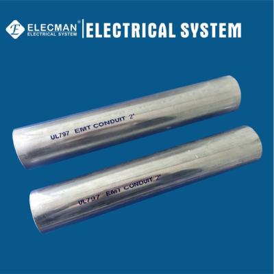 China 2 tubería metálica eléctrica del tubo de la pulgada EMT Galvanized Steel Conduit en venta