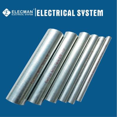 China Vor galvanisierter EMT Conduits Tube Thinner UL797 Standard ANSI 80,3 zu verkaufen