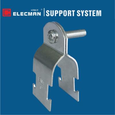 China Galvanized Steel Channel Conduit Strut Clamp Universal Strut Straps For EMT 1/2