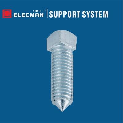 China M5 - La cabeza del cuadrado de las sujeciones del puntal M24 atornilla el acero de carbono galvanizado cono en venta