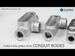 Malleable Iron IMC Rigid Form 5 Conduit Bodies Condulet Threaded LB Type 1/2“ - 4“