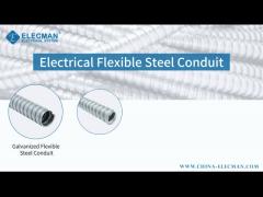 Galvanized Carbon Steel Metal Electrical Flexible Conduits 3 Inch