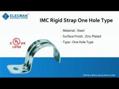 1/2“ - 4“ Galvanized Steel IMC Rigid Conduit Strap One Holes Type