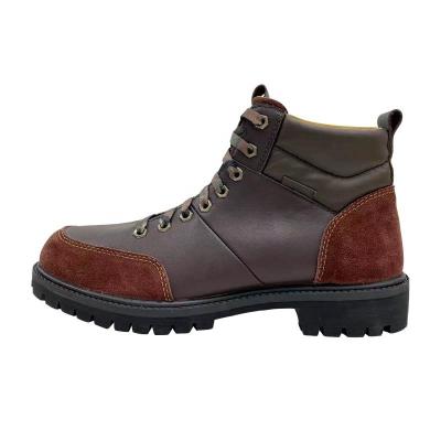 China Locomotive Boots Men's Martin Boots EVA Midsole High Gang Men's Lace-up Boots Waterproof Autumn Walking Outdoor Men's Shoes for sale