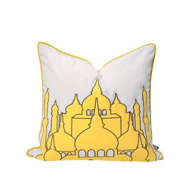 China 2022 Anti-Static Ramadan Pillow Decorative Suede Throw Pillow for sale