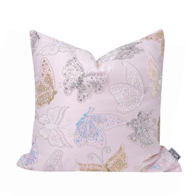 China 2021 Anti-static Chinese Supplied Sofa Pink Cushion Decorative Pillow for sale