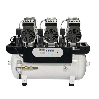 China Deliway Best Selling Protable Brand Oil Free Piston Oil Free Low Noise Air Compressor With 110V 2HP for sale