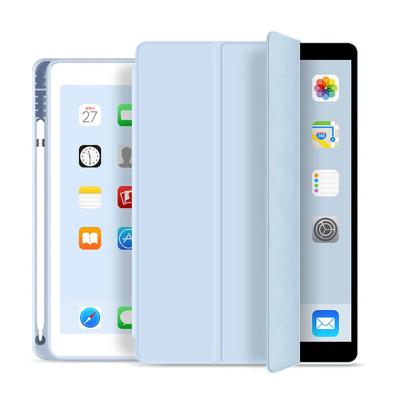 China For iPad Tablet Case For iPad 10.2 2020 2018 8th 2017 9.7 Mini 5 2021 Pro 11 Smart Cover With Pencil Holder iPad 5th 6th Generation Case for sale