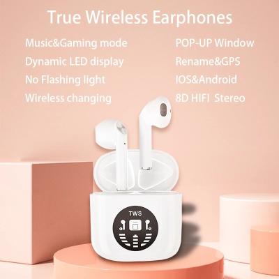 China Wireless Headsets TWS BT 5.1 Noise Canceling Auto Pairing In-ear TWS Earphone LED Radio Earpiece for sale