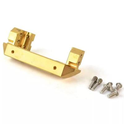 China RC Hobby TRX-4 G2 Traxxas TRX6 Metal Front Bumper Upper Servo Relocation Brass Mount Gold for sale