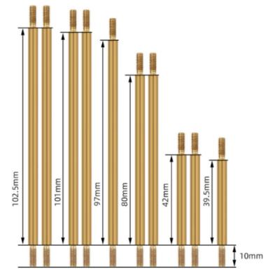 China RC Hobby Metal Brass Link Connecting Rod For 1/10 RC Crawler 324mm Wheelbase TRX4 TRX-4 for sale