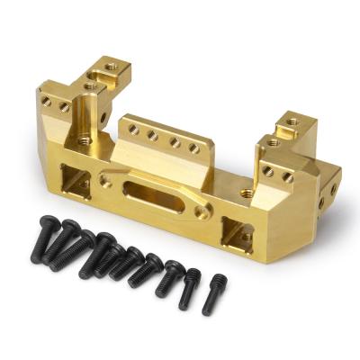 China RC Hobby Front Bumper Servo Bracket RC Brass Accessories Upgrade Parts For TRX4 1/10 RC Car Crawler for sale