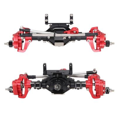 China New RC Hobby NTFHobby Front and Rear Gate Axle with Plate for 1/10 RC Rock Crawler SCX10 II 90046 90047 for sale