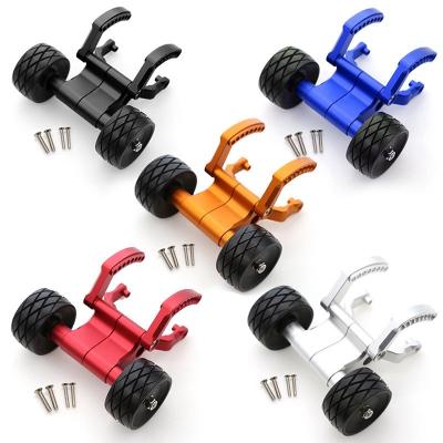 China Wholesale 1/10 E-REVO 2.0 RC Hobby RC Car Metal Upgrade Parts Wheelie Wheel Double Head Wheel Adjustable Raise Bar for sale