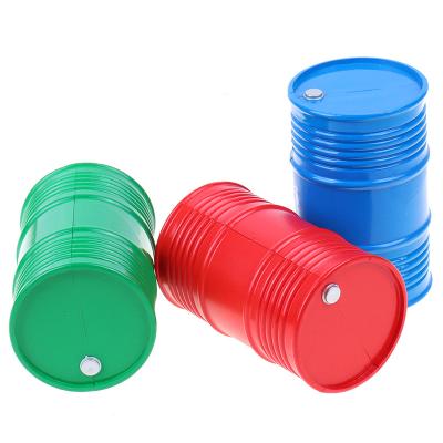 China Plastic RC Hobby 3 Color 1/10 Scale Oil Can Fuel Tank Container Accessories For Axial SCX10 CC01 RC4WD D90 D110 RC Truck Decor Parts for sale