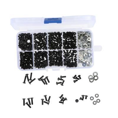 China 340PCS RC Hobby Universal Screw Box Repair Accessories For HSP Redcat Trx HPI RC Car, M3 Flat/Round Head Screws M3/M4 Flat Joint for sale