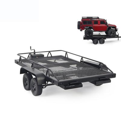 China Heavy Duty RC Hobby NTFHobby Car Trailer Cargo Carrier Metal Kit for 1/10 Trx4 km2 D90 SCX10 RC Crawler Car for sale