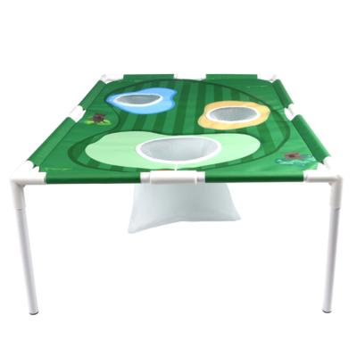 China Golf Cornhole Game Set Outdoor Indoor Portable Golf Practice Hole Board Set Training Aid Movement Kids Ability Develop Gift MG 3501443 for sale