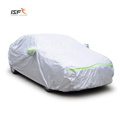 China Full Car Water Resistant Exterior Cover UV Protection Auto Car Cover With Zipper Cotton for sale