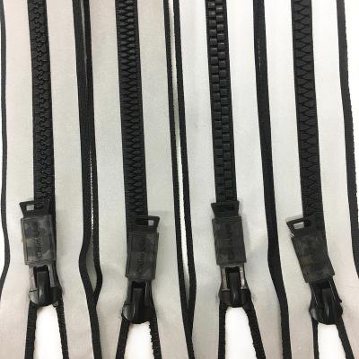 China Viable Wholesale Custom Zipper Teeth Any Style Length 3# 5# 8# 10# Open End Closed Resin Zipper Plastic for sale