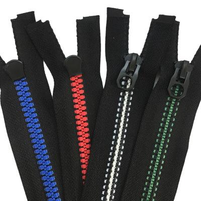 China Factory direct sale resin high quality custom color viable custom different length zipper #5 custom zipper for sale