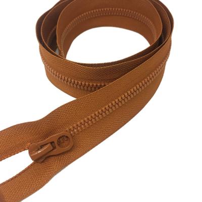 China Garment Open End Zipper Tape Color Nylon Resin Zipper Eco - Friendly Sustainable Sewing Garments for sale