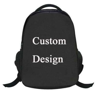 China Low MOQ Waterproof 3 Pieces And 7 Days Fast Delivery Custom Printing Blank Sublimation School Bag Backpack for sale