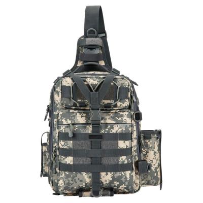 China Fishing Fishing Tackle Storage Bag, Military Outdoor Shoulder Backpack, Tactical Cross - Body Sling Bag For Men Woman for sale