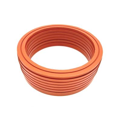 China V Shape Rubber Fabric Seal Ring Hydraulic Seal Custom Size 85*115*15 for sale