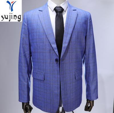 China Anti-wrinkle Mens Wedding Suits Luxury Custom Clothing Suits Italian Formal Party Jackets 100% Wool Office Coat for sale